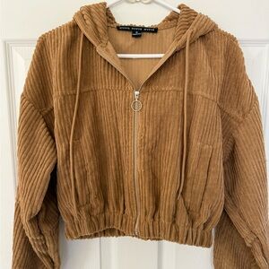 HYFVE Tan Corduroy Teddy Jacket SMALL